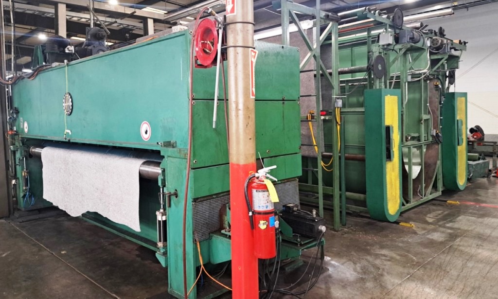 FEHRER NL 11/SE Structuring Needle Loom Line, 4400mm, 1990 yr.